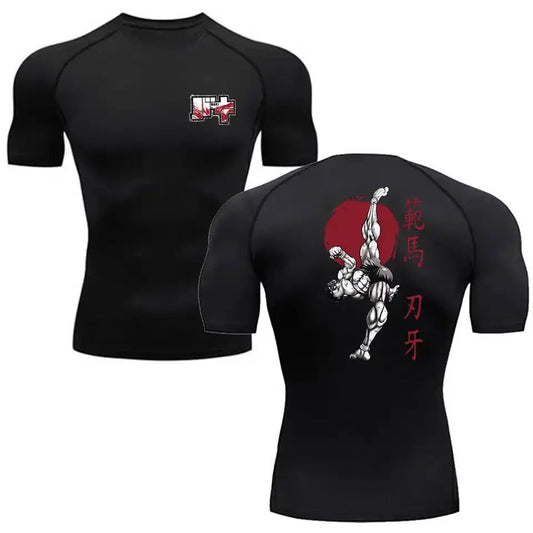 Men's Compression Shirt Fitness Sport Running Tight Gym TShirts Athletic v17