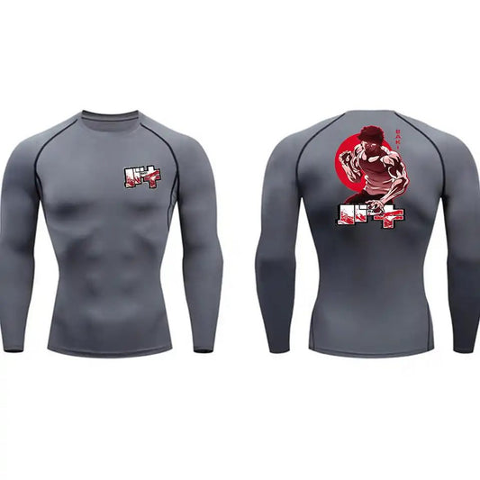 Men's Compression Shirt Fitness Sport Running Tight Gym TShirts Athletic v18