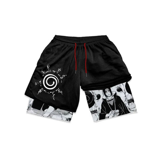 Naruto Anime Shorts Men Gym Short Pants v13